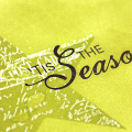 Postmarked Holiday Star Card - detail