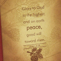 Glory to God Pinecone Card