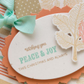 Supplies

Stamps: Peaceful Pinecones, Background Basics: Super Stripes
Cardstock: White, Melon Berry
Patterned Paper: Fine Linen bitty dots
Dies: Limitless Layers: Ovals, Peaceful Pinecones...