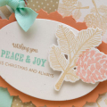 Supplies

Stamps: Peaceful Pinecones, Background Basics: Super Stripes
Cardstock: White, Melon Berry
Patterned Paper: Fine Linen bitty dots
Dies: Limitless Layers: Ovals, Peaceful Pinecones...