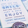 Winter Smile Card detail