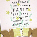 Happy Birthday Party Popper Card