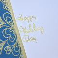 Happy Wedding Day Card Detail