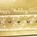 Happy Wedding Day Card - detail