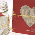 Love You Wedding Card & Candle Wrap
