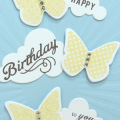 Supplies
All supplies Papertrey Ink unless otherwise noted.
Stamps: Butterfly Dreams, Movers & Shapers Sentiments, Bird Watching (â€œto youâ€ sentiment);
Colors: Spring Rain, Harvest Gold,...