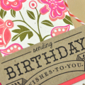 Birthday tag detail