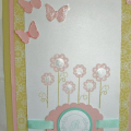 This gift bag, pen, paper clip, Post it holder, frame, and all of the cards that coordinate are a gift set for my Aunt.