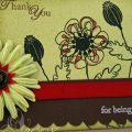 Amy Rysavy - Thank You For Being a Friend Card