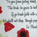 Amy Rysavy - In Flanders Fields Wall Art Coaster 2