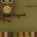 I used the Wise Owl set along with some great Heidi Grace paper & rubons.  This card also features a clear card base, a soon to be released product from ShortCuts