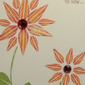 I used the leaves to creat the flowers and added a jewel in the center.
