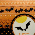 I found this paper at J's and knew it would go really well with the bat from Spooky Sweets I.