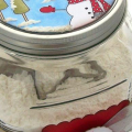 Snowman Cookie Mix in a Jar