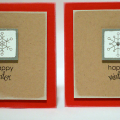 Happy Winter Snowflakes Cards