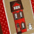 Snowman House Card