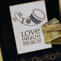 Love Health Peace Card