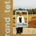 Grand Teton Scrapbook Page - added title