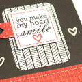 Make My Heart Smile Card - detail