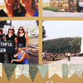 Yellowstone Scrapbook Page