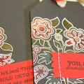 Fancy Folk Art Card & Tag - detail