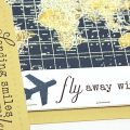 Fly Away Card & Sending Smiles Tag - detail