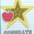 Supplies
Stamps: Super Stars, Fruit Fusion: Apple, Congrats All Ways (PTI); Lined Paper background (Cornish Heritage Farm);
Ink/Card Stock: Hawaiian Shores, Lemon Tart, White, Pure Poppy, Black...