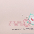 Supplies
All supplies Papertrey Ink unless otherwise noted.
Stamps: Postmarks, Birthday Basics;
Ink/Card Stock: White, Sweet Blush, Berry Sorbet, Hawaiian Shores;
Other: Postage die; white...