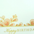 Supplies
All supplies Papertrey Ink unless otherwise noted.
Stamps: Quilled Elegance, Think Big Favorites 12;
Ink/Card Stock: White;
Other: Versamark ink; Gold embossing powder; Copic markers;...