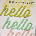 Hello Note Card