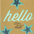 Hello Super Star Card