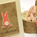 Bunny With Love Card & Easter Basket
