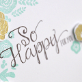 So Happy For You Card Detail
