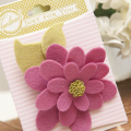 Supplies

Stamps: Boutique Accessories
Ink: Simply Chartreuse
Cardstock: Rustic White
Patterned Paper: Sweet Blush stripes
Felt: Simply Chartreuse, Autumn Rose
Dies: Boutique Accessory...