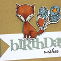 Foxy Birthday Wishes Card
