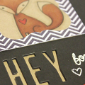 Hey Foxy Card - detail