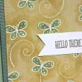 Hello There Butterfly Card