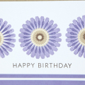 Supplies

Stamps: Rosie Posie, Rosie Posie 2, Stylish Sentiments: Birthday
Inks: Winter Wisteria, Dark Chocolate, Plum Pudding, Fine Linen, Classic Kraft
Cardstock: White, Kraft, Winter Wisteria