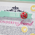 Thank You Wonderful Friend card