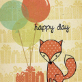 Happy Day Foxy Card
