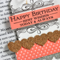 Birthday Tag Card detail
