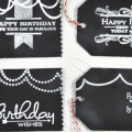 Chalkboard Birthday Tags