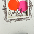 Birthday Wishes - closed window card