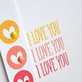 I Love You Heart Card Detail