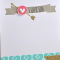 I Love You Arrow Card