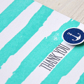 Anchor Thank You Card Detail