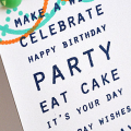 Birthday Party Card/Invitation Detail
