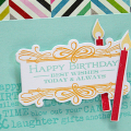 Happy Birthday Candles card