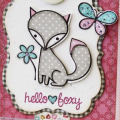Hello Foxy Card