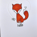 Hello Foxy Card